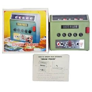 Vintage 1971 WACO Cordless Electronic Full Automatic Draw Poker Game - NEW